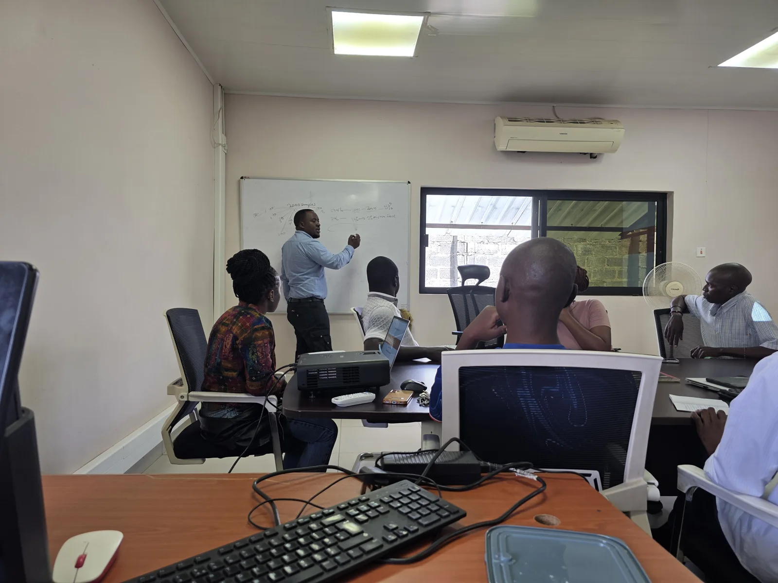 Technical training during laboratory development