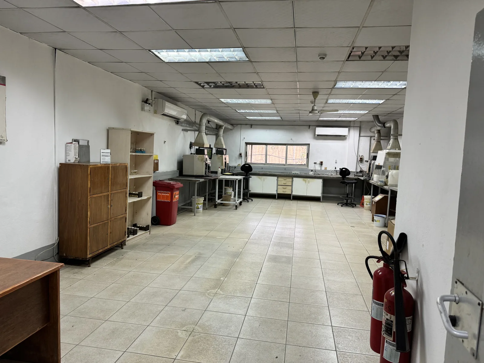 Laboratory interior
